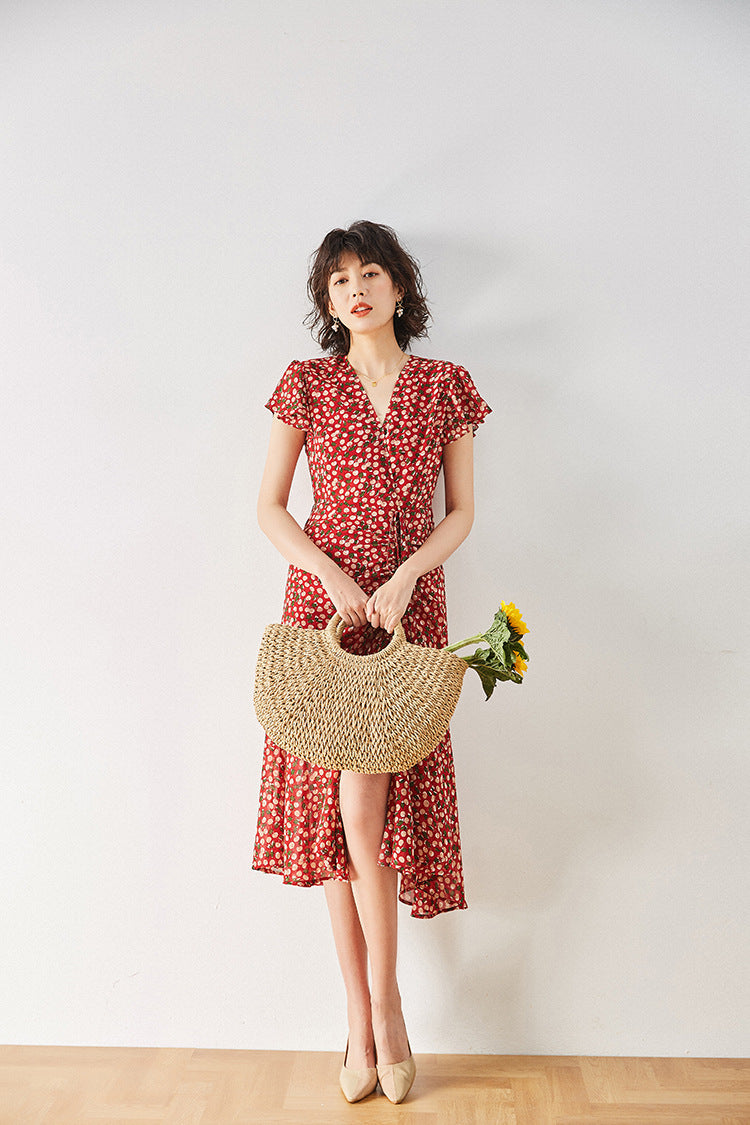 韓国ファッション SELCA-サイドドロストワンピース-2024ss-113-05