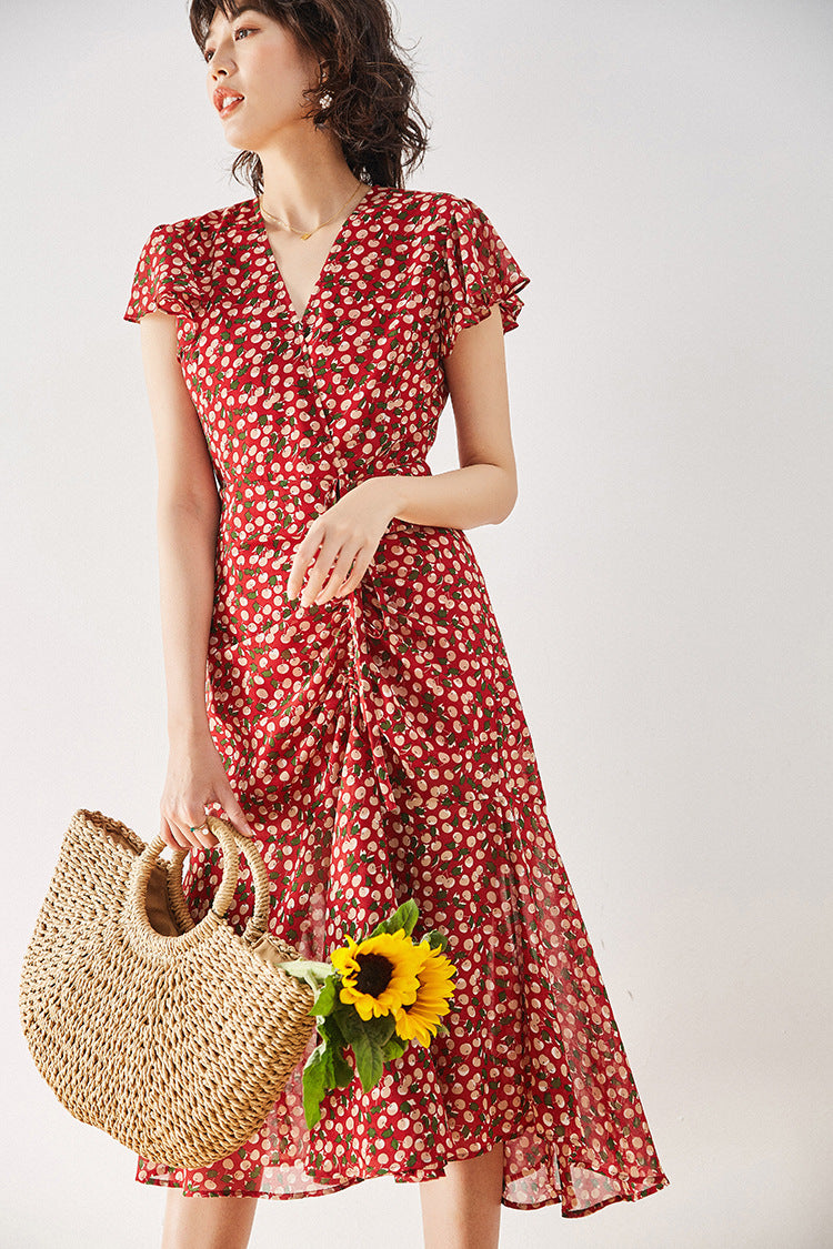 韓国ファッション SELCA-サイドドロストワンピース-2024ss-113-04