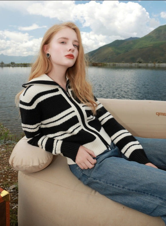 韓国ファッション SELCA-mock neck casual sweater-2024ss-tp02-07
