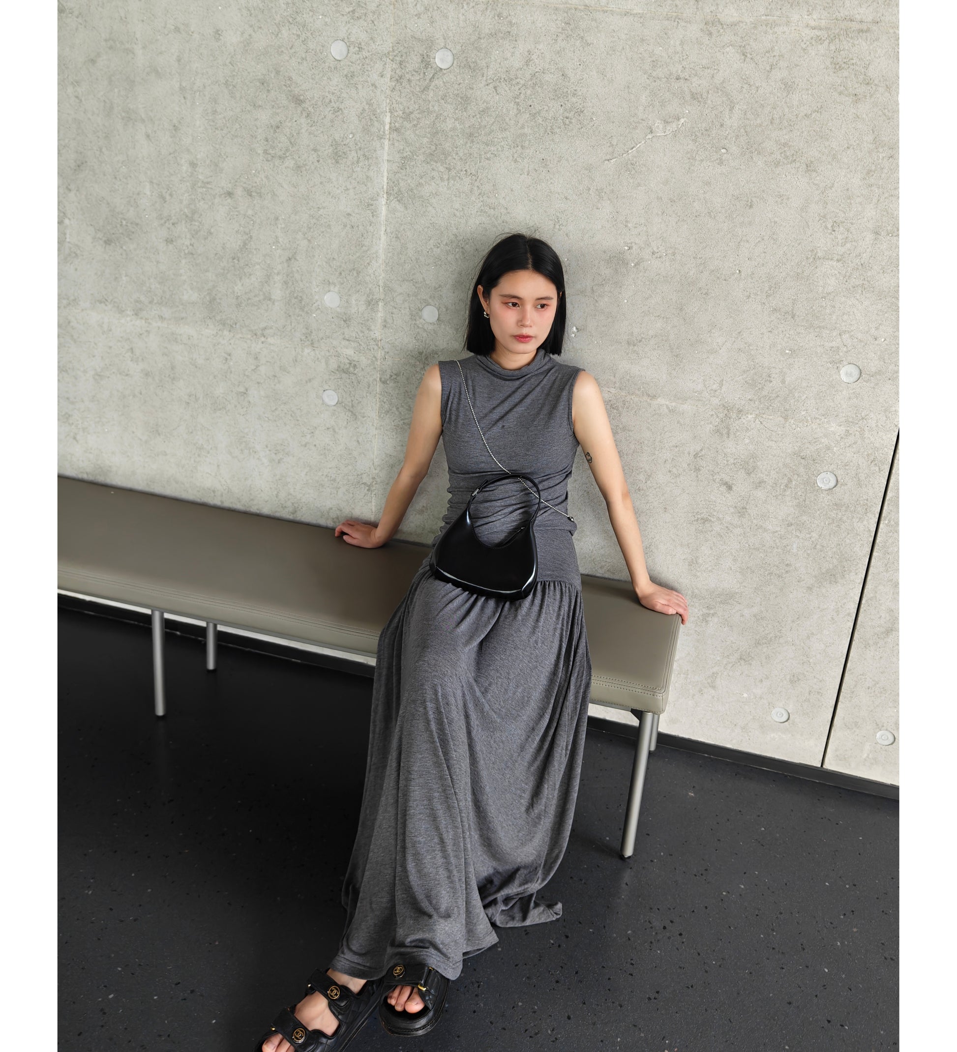 韓国ファッション SELCA-ドレープデザインセットアップ-se2023ss-se10-04