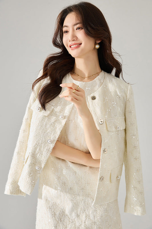 韓国ファッション SELCA-ムーンライトスパンコールジャケット-2024ss-199-01