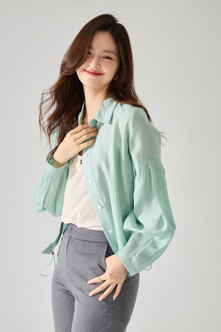 韓国ファッション SELCA-シアージャケット-2024ss-109-013