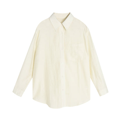 韓国ファッション SELCA-シアーカラーシャツ-2024ss-110-04