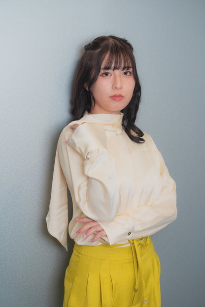 韓国ファッション SELCA-リボンネックブラウス-2023ss-tp21-2-014
