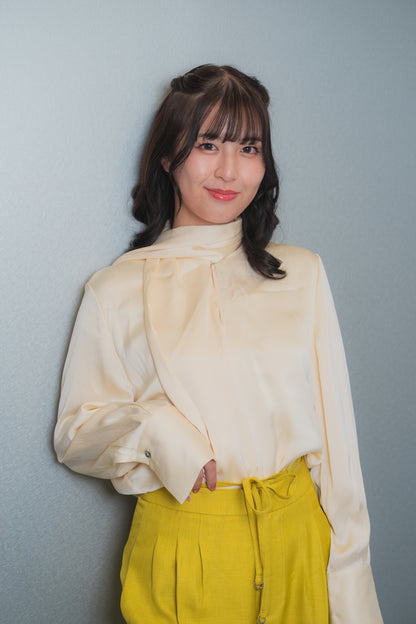 韓国ファッション SELCA-リボンネックブラウス-2023ss-tp21-2-016