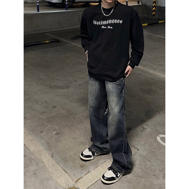 韓国ファッション SELCA-Damage wash denim-mselca2023aw220-04