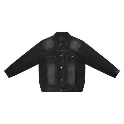 韓国ファッション SELCA-Denim down jacket-mselca2023aw229-010