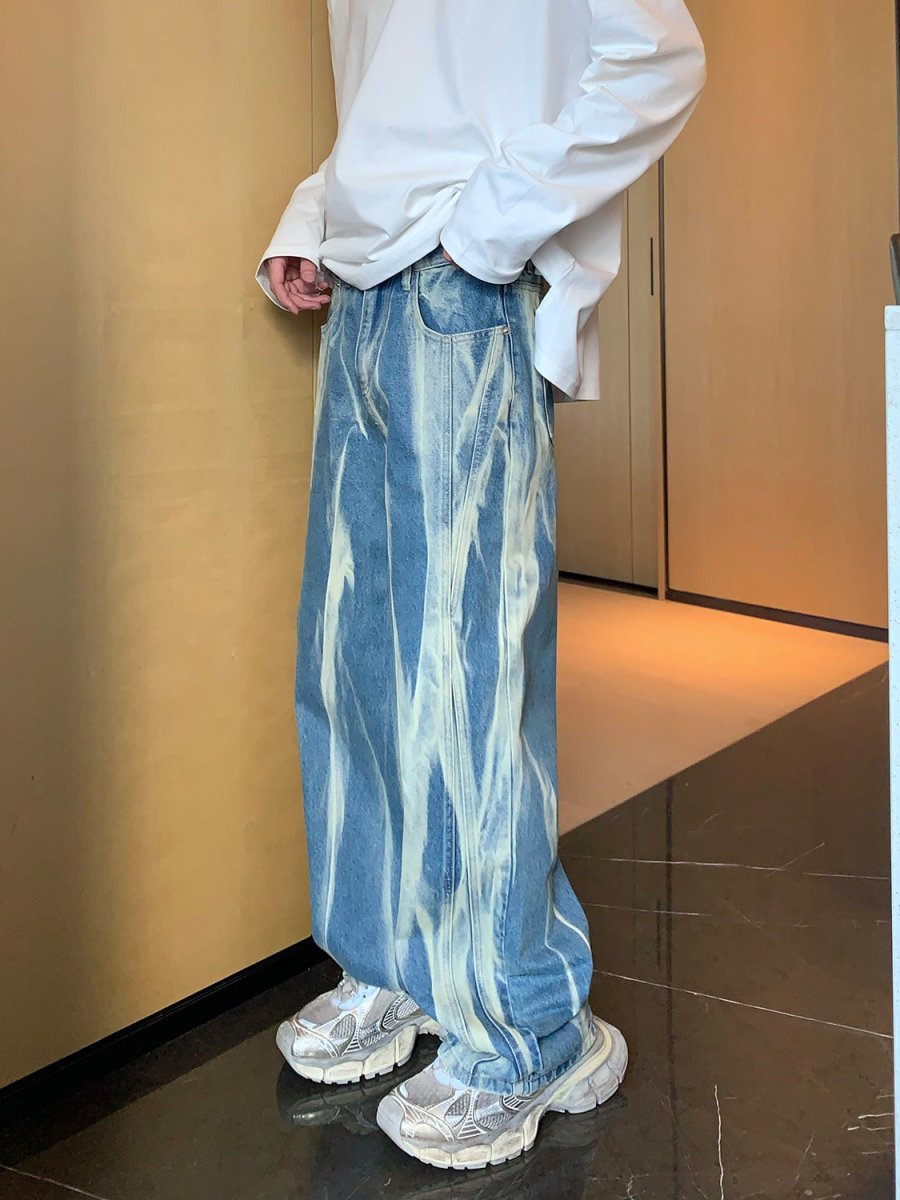 韓国ファッション SELCA-Design Wide Jeans-mselca2023aw274-04