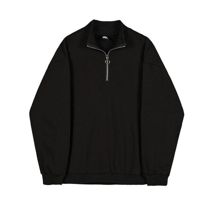 韓国ファッション SELCA-Half zip simple trainer-mselca2023aw370-06