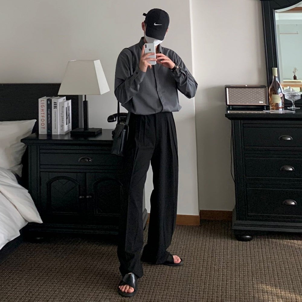 韓国ファッション SELCA-Loose size shirt-mselca2023aw502-04