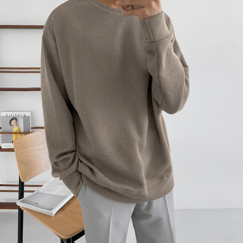 韓国ファッション SELCA-Over -size knit sweater-mselca2023aw576-02