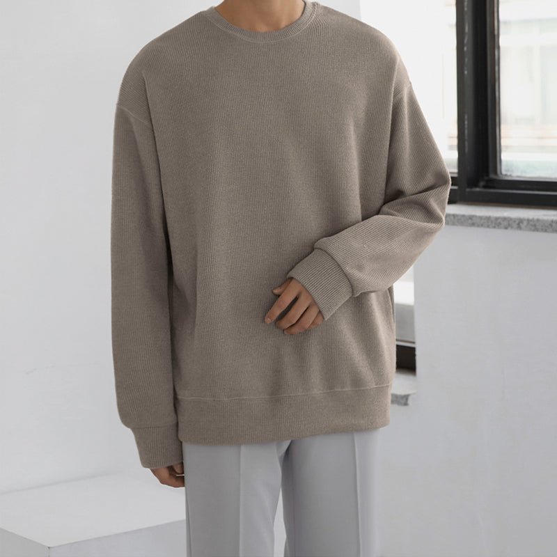 韓国ファッション SELCA-Over -size knit sweater-mselca2023aw576-04