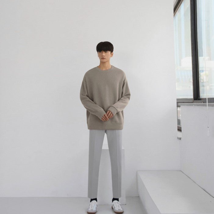 韓国ファッション SELCA-Over -size knit sweater-mselca2023aw576-05