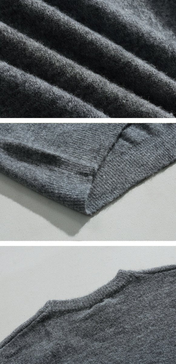 韓国ファッション SELCA-Pullover long sleeve knit sweater-mselca2023aw630-06