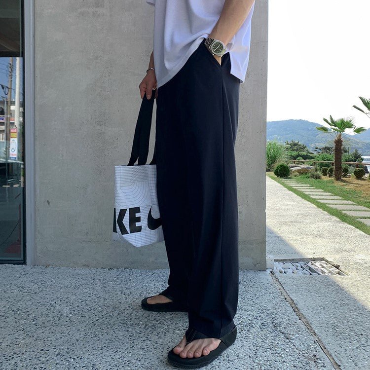 韓国ファッション SELCA-Silk stretch pants-mselca2023aw740-01