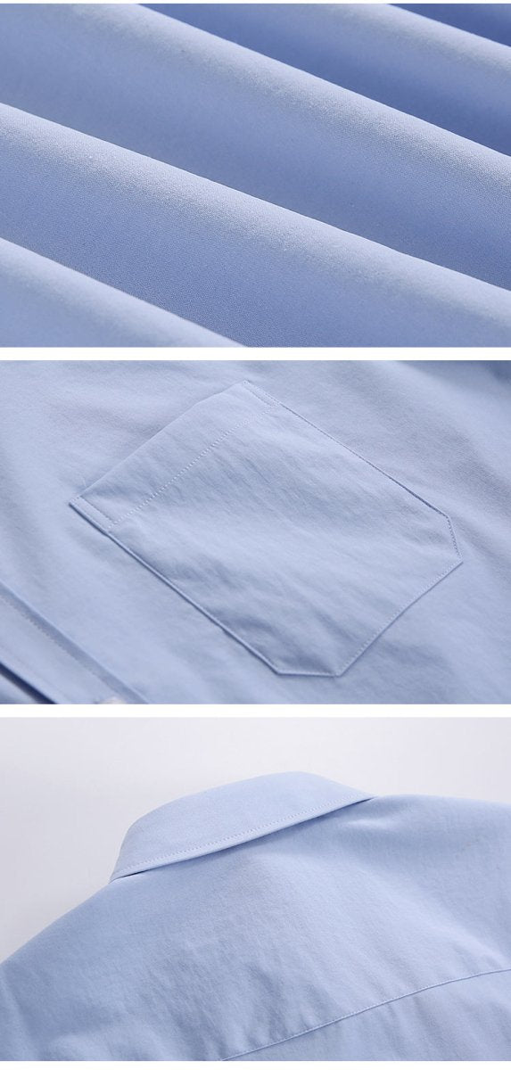 韓国ファッション SELCA-Simple long -sleeved shirt-mselca2023aw748-07