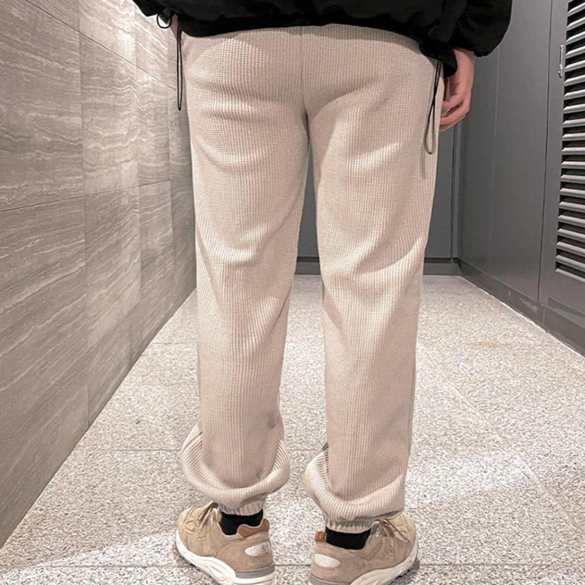 韓国ファッション SELCA-standing collar sweater suit setup-mselca2023aw807-09