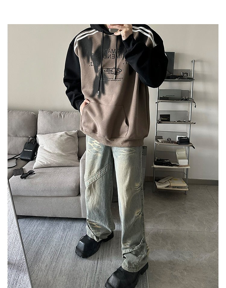 韓国ファッション SELCA-Street Sweat Parker-mselca2023aw881-09