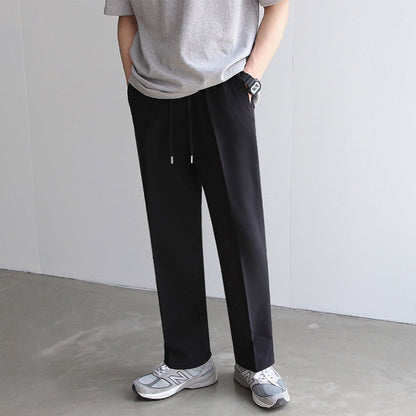 韓国ファッション SELCA-Stretch straight pants-mselca2023aw884-03