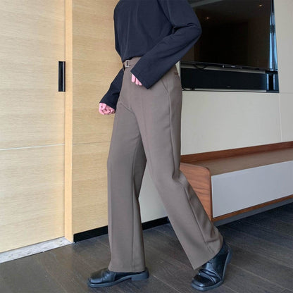 韓国ファッション SELCA-Suit trousers with belt-mselca2023aw900-03