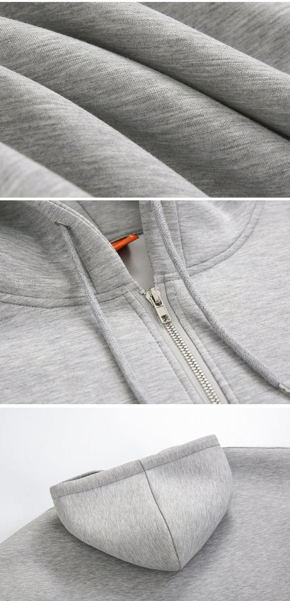 韓国ファッション SELCA-Sweat Zipper Parker-mselca2023aw910-08