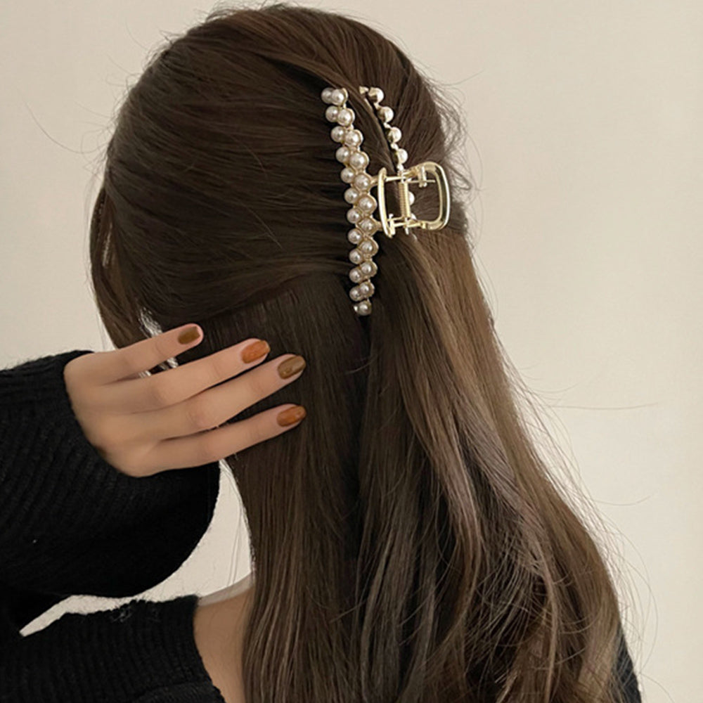 韓国ファッション SELCA-パールヘアクリップ-2023ss-ac25-01