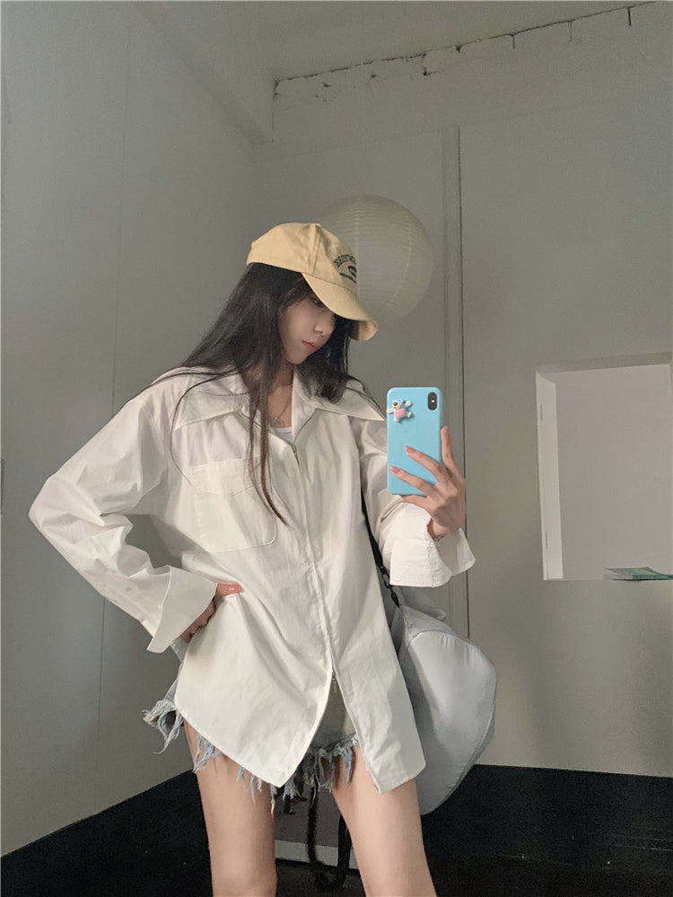 韓国ファッション SELCA-ジッパーシャツ-2023ss-tp20-1-02