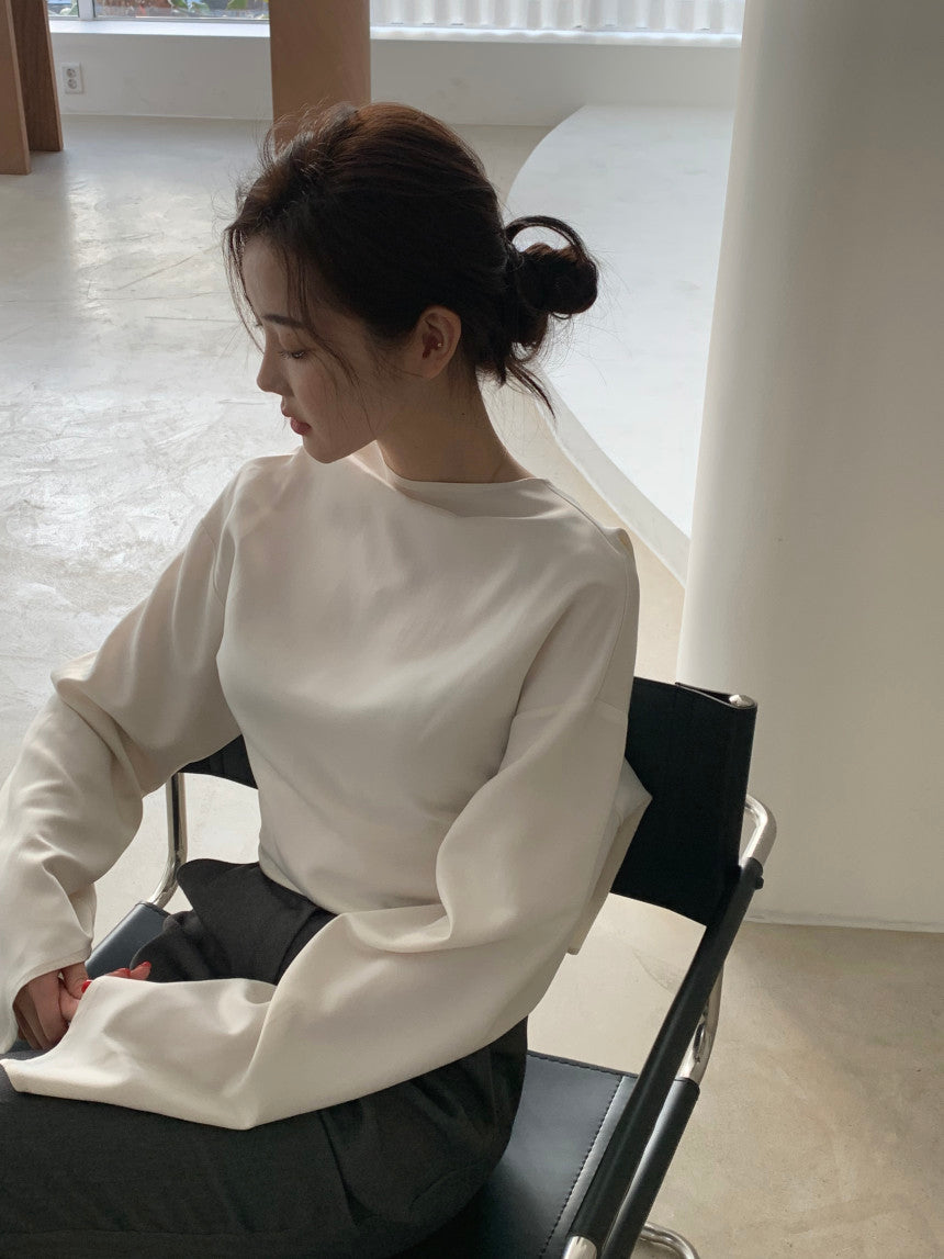 韓国ファッション SELCA-バックリボンシアーブラウス-2023ss-tp01-1-03
