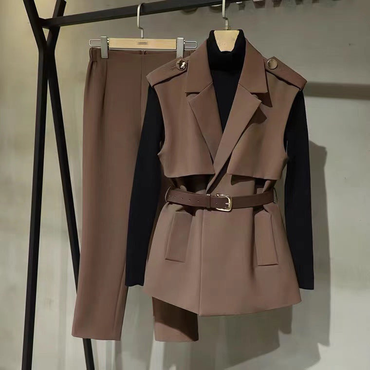 韓国ファッション SELCA-ノースリーブスーツカラーセットアップ-2023ss-set01-02