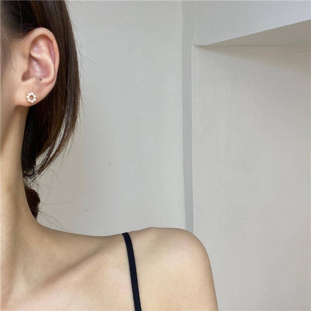 韓国ファッション SELCA-パールサークルピアス-2023ss-ac48-03
